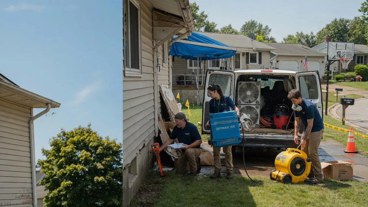 Ceiling Leak Cleanup in Triadelphia, WV near me